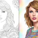 Taylor Swift coloring pages