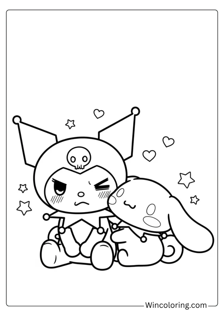 Kuromi and Cinnamoroll unexpected friendship