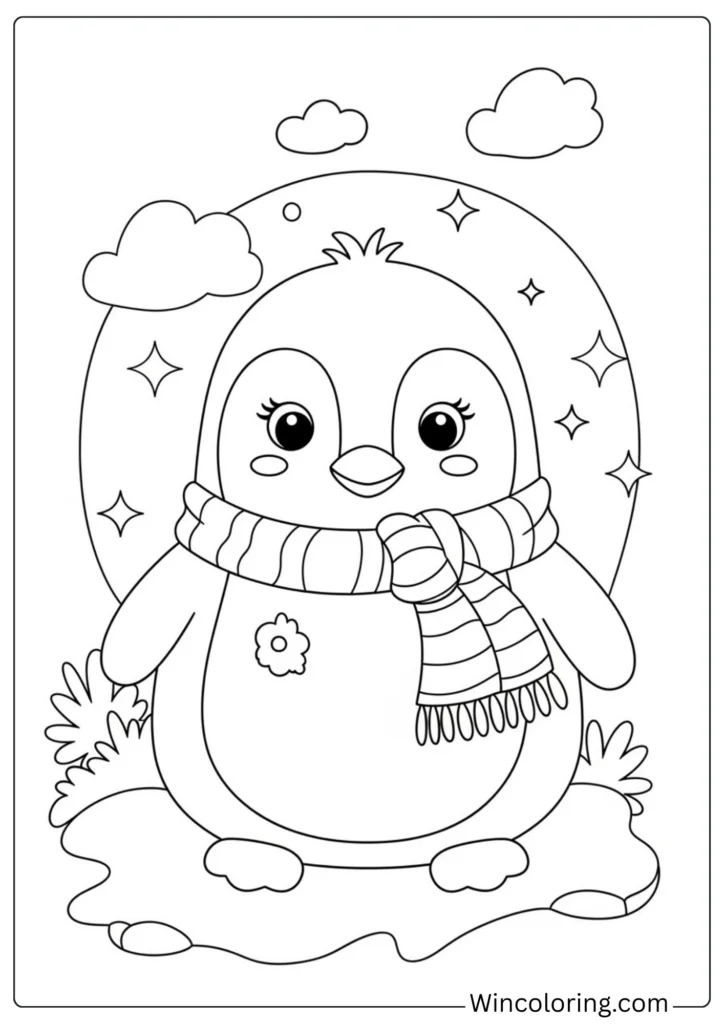 Penguin with Sparkles