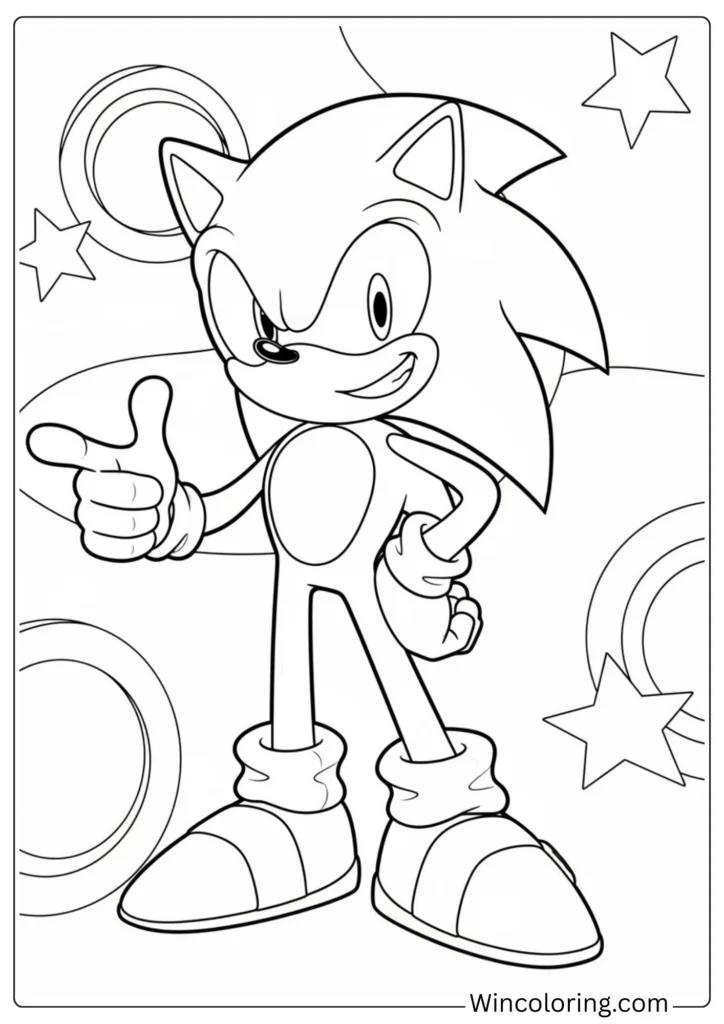 Sonic Confident Stance