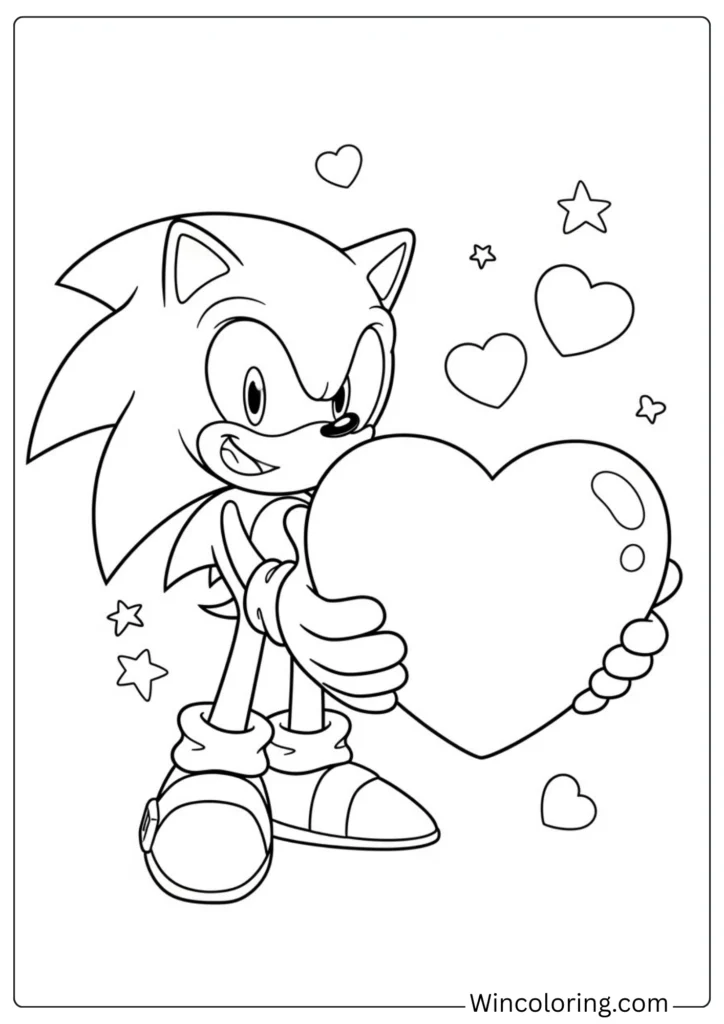 Sonic Holding Heart