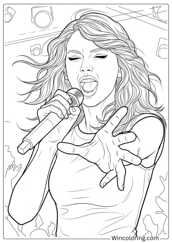 Taylor Swift Performing with Emotion