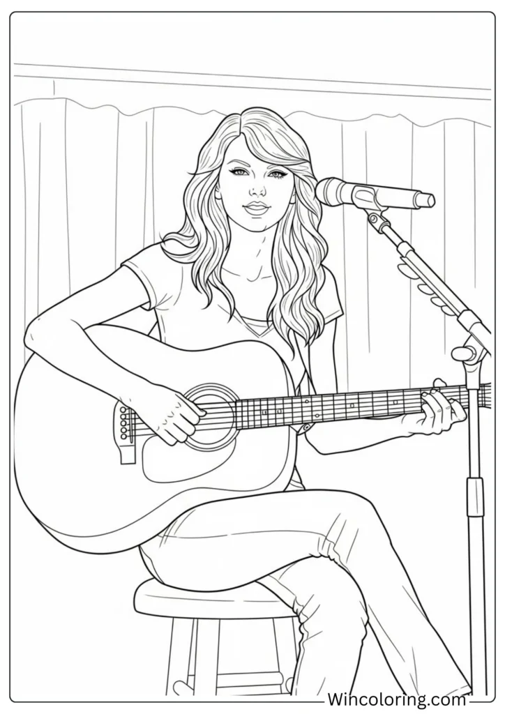 Taylor Swift with Guitar