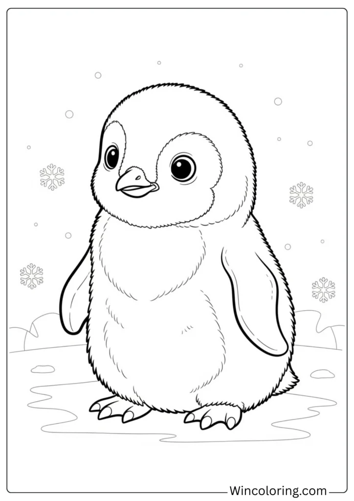Tiny Penguin Chick