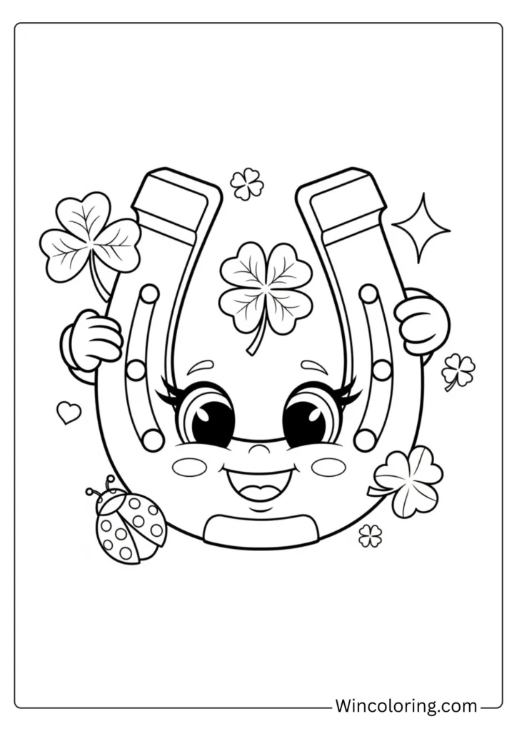 Cute Lucky Horseshoe