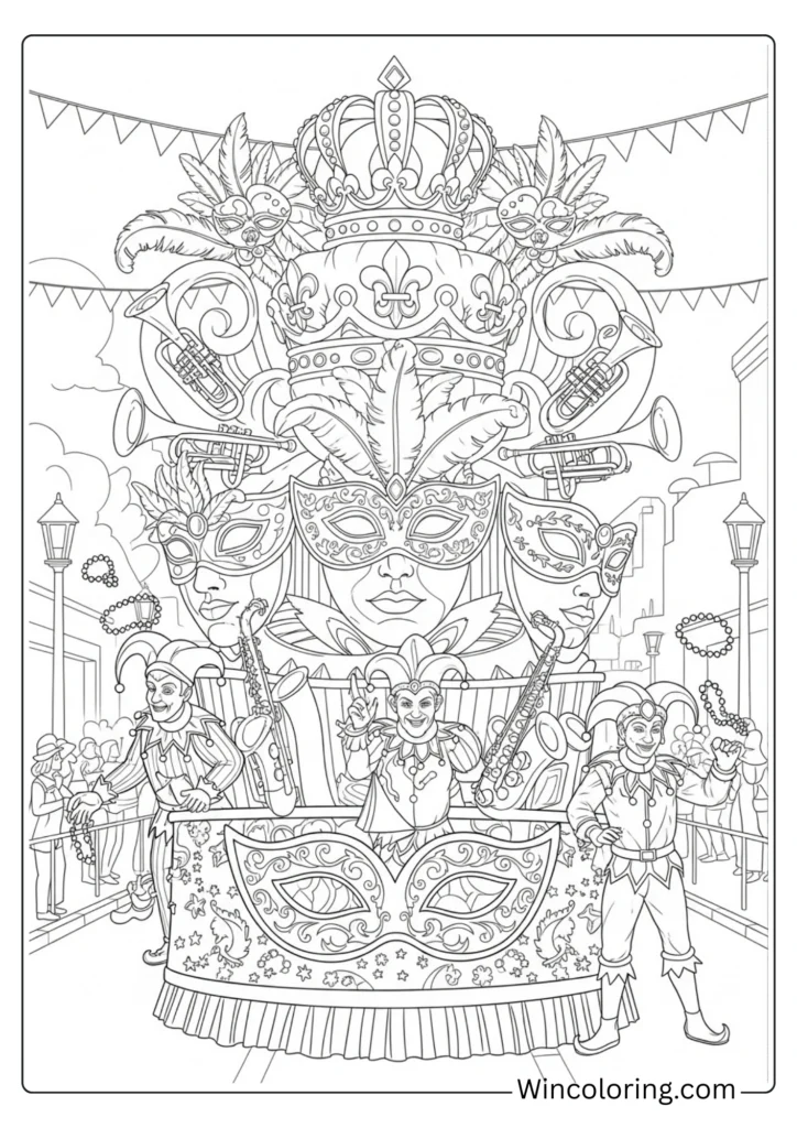 Mardi Gras Parade Float