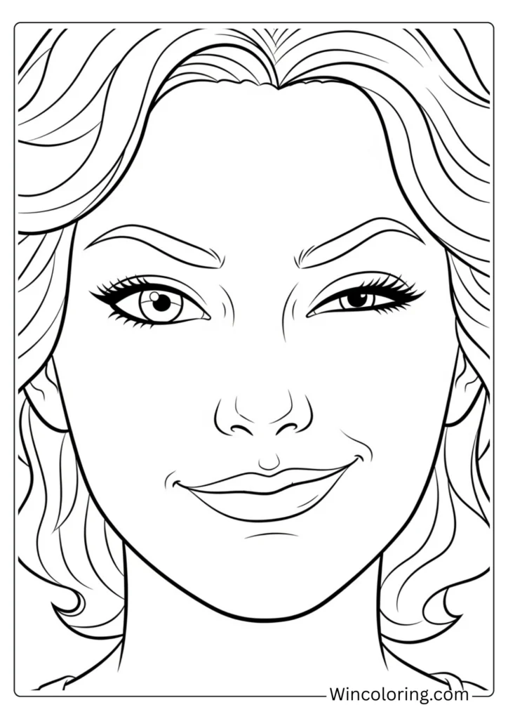 Rosé Confident Wink Expression