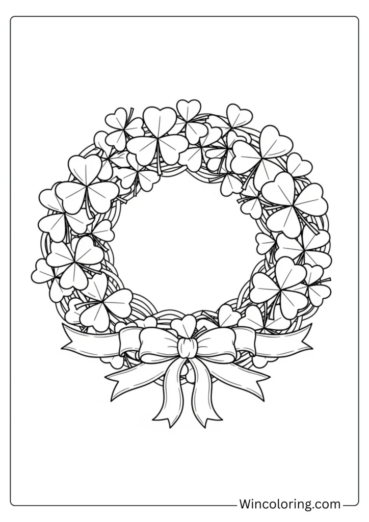 Shamrock Wreath