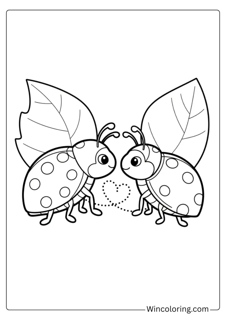 Adorable Ladybug Friendship