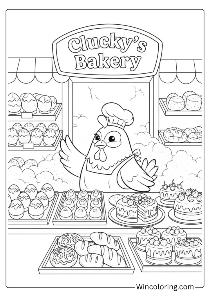 Chicken bakery shop