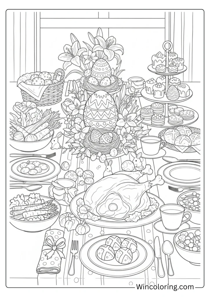 Easter Feast Table
