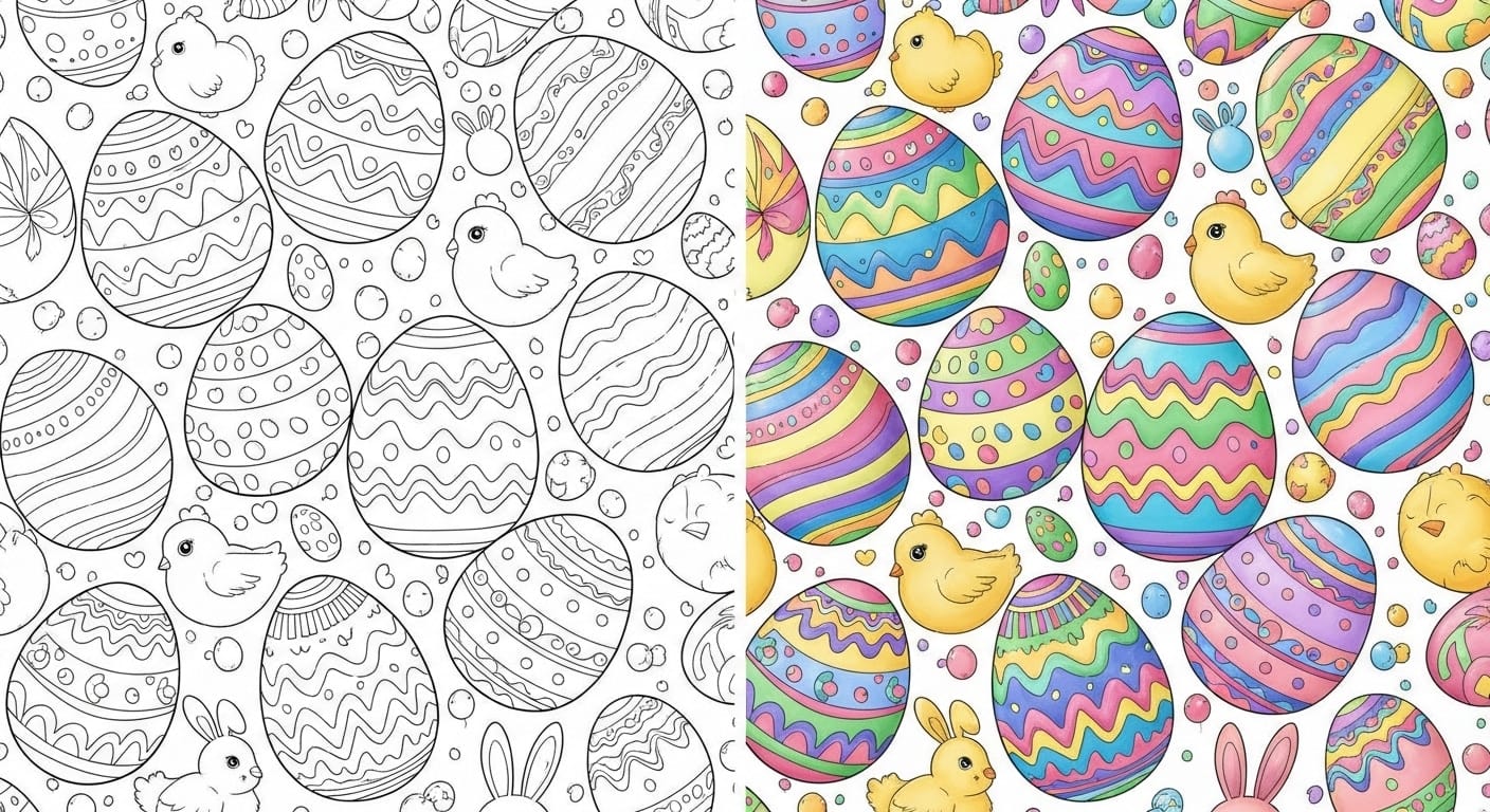 Easter Egg coloring pages