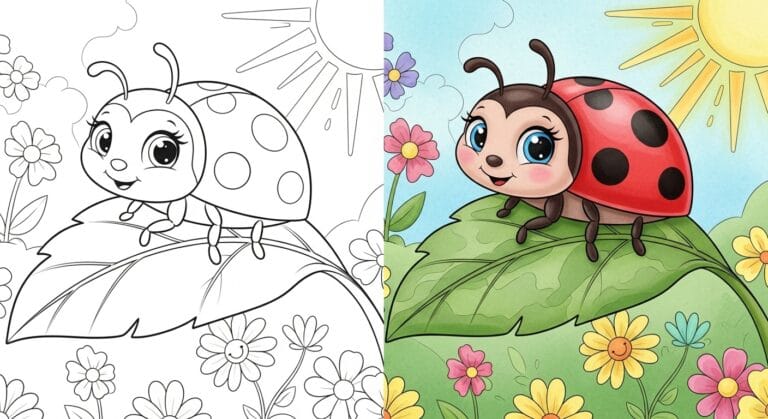 ladybug coloring pages