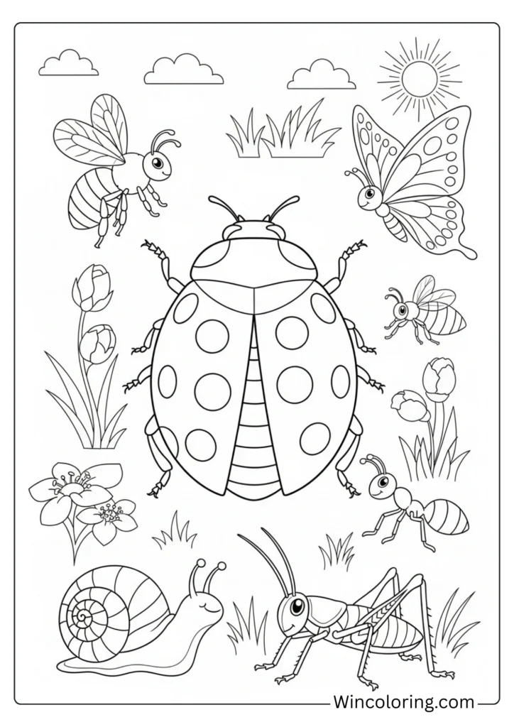 Ladybug and Insects