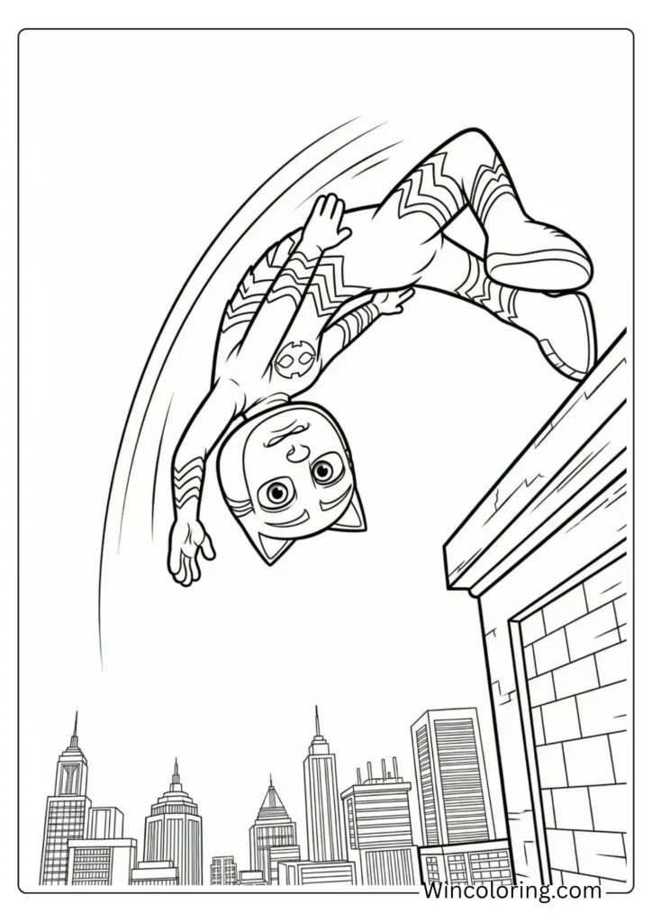 PJ Masks Coloring Page
