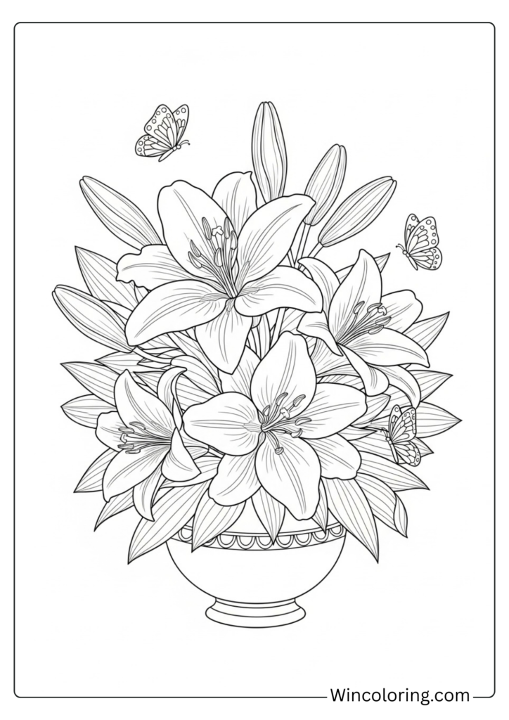 Sweet Easter Lily Flowers