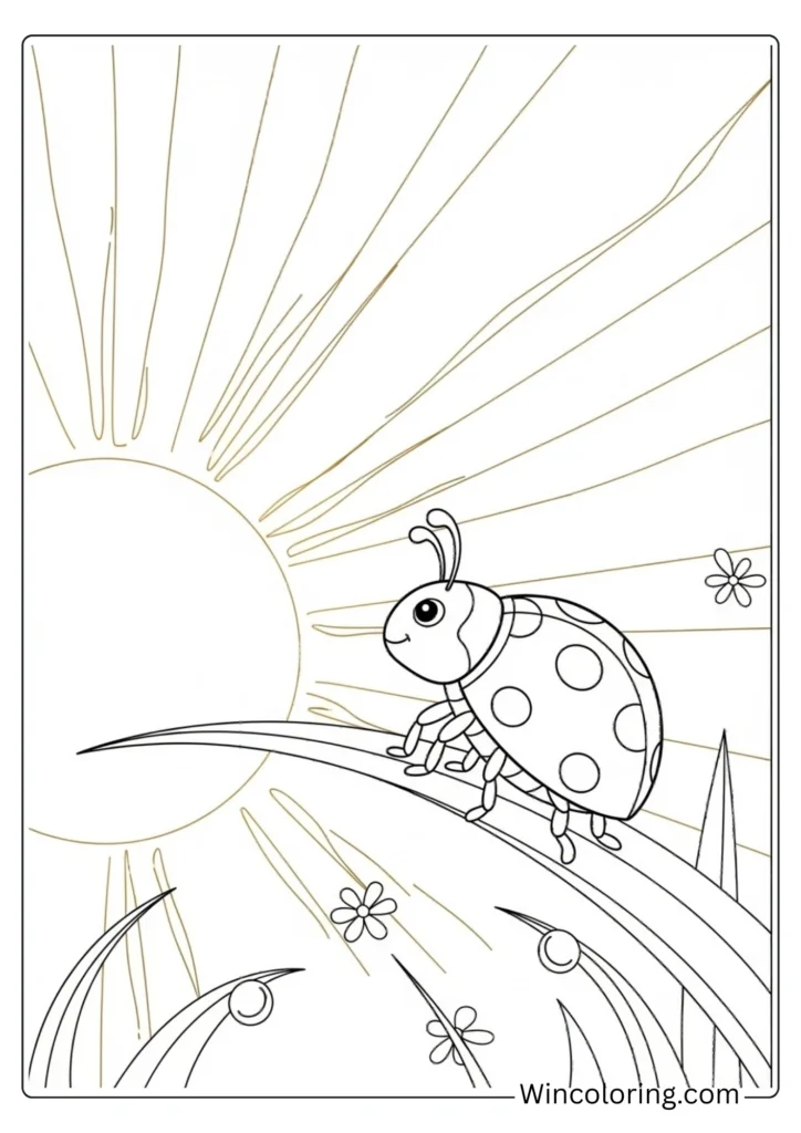 Sweet Ladybug Sunrise