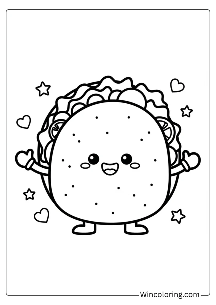 Easy Taco Smiling Face