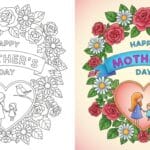 Mother’s Day Coloring Pages