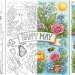May Coloring Pages