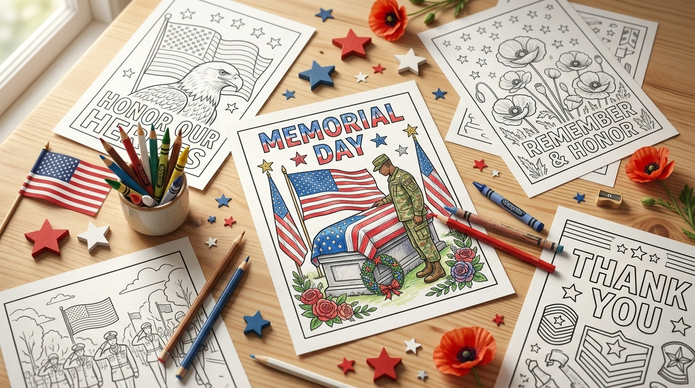 Memorial Day Coloring Pages