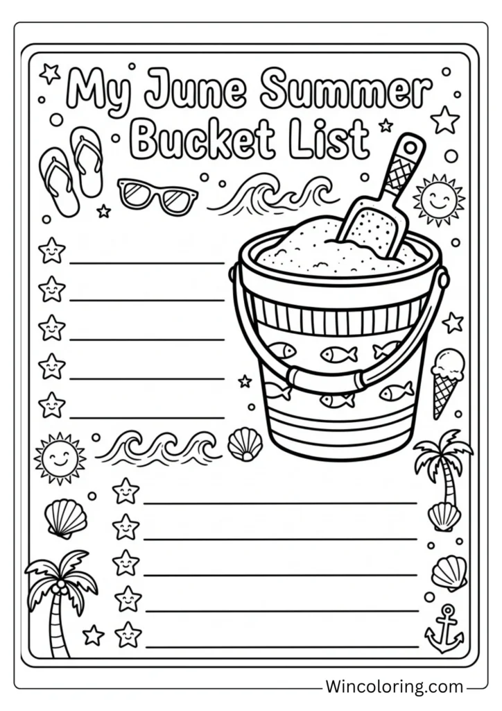 June goals and summer bucket list