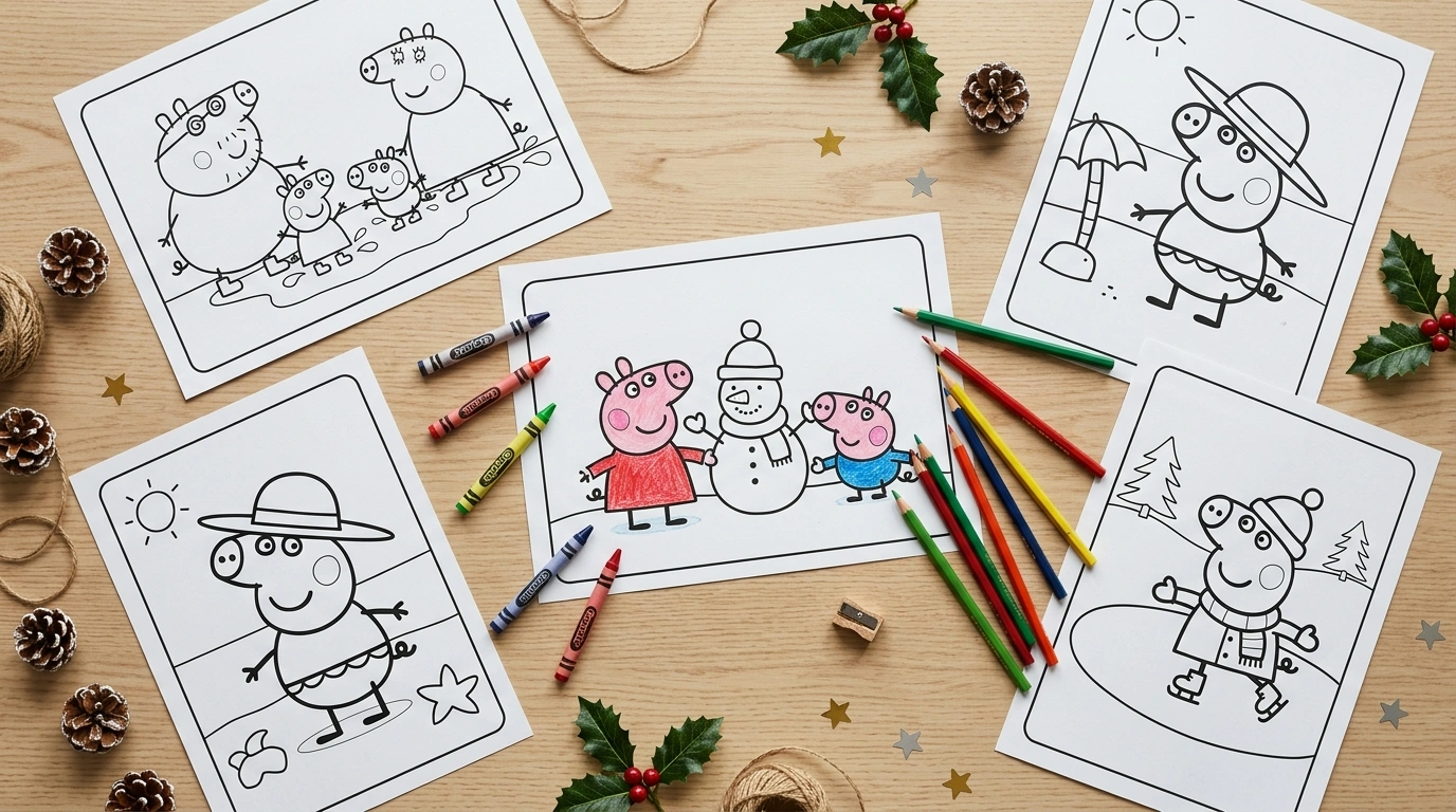 Peppa Pig Coloring Pages