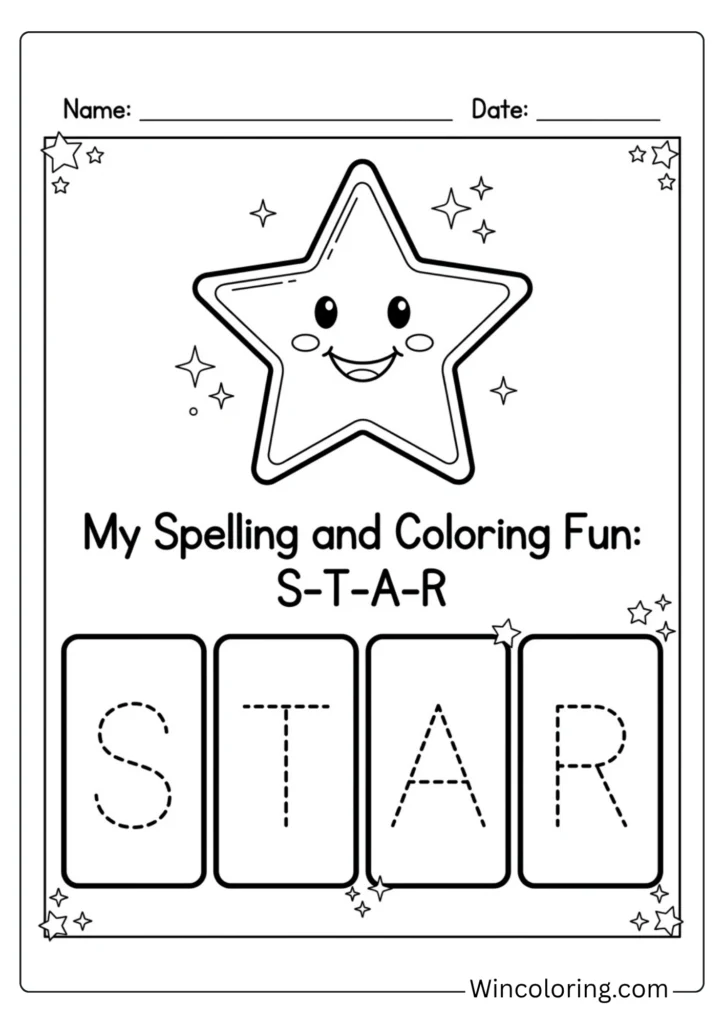 Spell & Color_ STAR